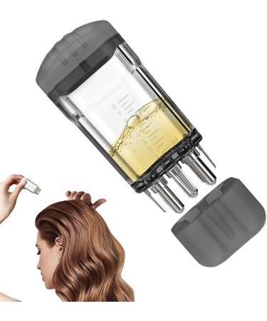  BommFu Scalp Oil Applicator Handy Oil Dispenser for Travel Small Personal Care Product for Man Woman and Family Black - Buy Online on GoSupps.com
