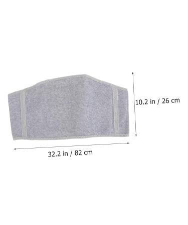 Portable Bamboo Charcoal Lumbar Belt - Massaging Heating Pad & Waist Support Corset - Plush Abdominal Brace 82x28cm - International Shipping - Buy Online on GoSupps.com