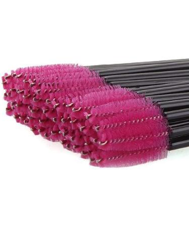 Premium 50pcs Disposable Eyelash Brush Eyelash Extensions for Mascara Wand Applicator Rose Red - Buy Online on GoSupps.com
