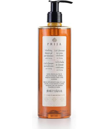  Prija Prija Liquid Soap + Hair & Body Conditioner with Ginseng 2 x 380ml Soap Wellness Spa Shower Gel Hair Shampoo Soap - Buy Online on GoSupps.com