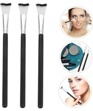 IWOWHERO 3pcs Fish Tail Brush Nose Contour Brush Women Makeup Brushes Brush for Nose Makeup Aluminum Tube 18.50X1.00X1.00CM As Shown 1 - Buy Online on GoSupps.com