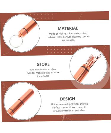 FOMIYES Ear Cleaning Tools Kit - Stainless Steel Ear Removers and Spring Ear Wax Removal Kit - Buy Online on GoSupps.com