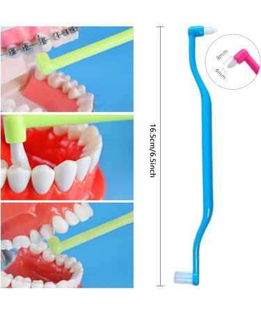 6-Piece 2-in-1 Toothbrush Set for Complete Oral Care | Interdental & Wisdom Tooth Brush Heads | Soft Dental Brushes for Braces & Between Teeth - Buy Online on GoSupps.com
