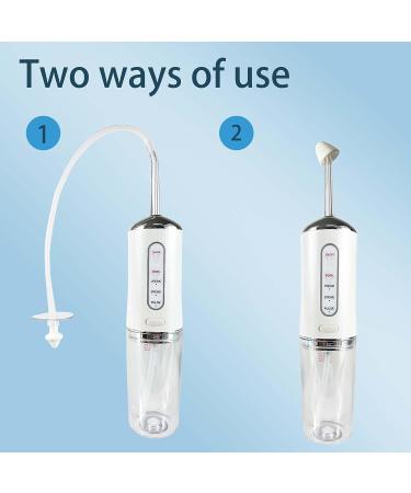 KYZETJD Electric Nasal Irrigator - 3 Modes, Portable Sinus Relief & Rinse System for Adults (White) - Buy Online on GoSupps.com