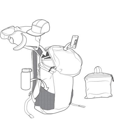 Burton Skyward 25 Packable Orangeade Ripstop Backpack - One Size - Buy Online on GoSupps.com