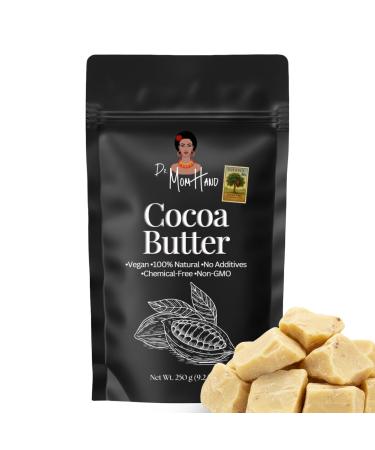Organic Raw Cocoa Butter | 100% Pure Natural & Unrefined 3 53 oz for Skin and Hair Care