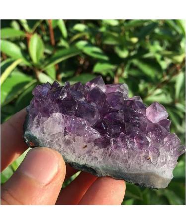Stone Crafts Natural Dream Amethyst Quartz Crystal Cluster Specimen 50-60g Reiki Crystals - Buy Online on GoSupps.com