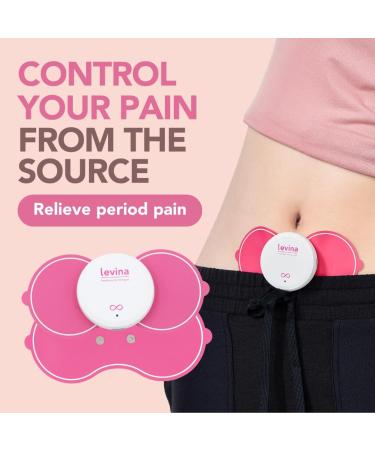 Levina Menstrual Relief Device - Wireless TENS Unit for Instant Cramp Relief & PMS | Rechargeable Biocompatible Electrode Pads - Natural & Drug-Free Solution (RS-38 - Buy Online on GoSupps.com