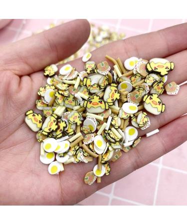 Bosaiya QR 50g Mixed Cartoon Chicken Egg Disks | DIY Polymer Clay Crafts & Nail Art Accessories (T1127) - Cute & Creative Supplies - Buy Online on GoSupps.com