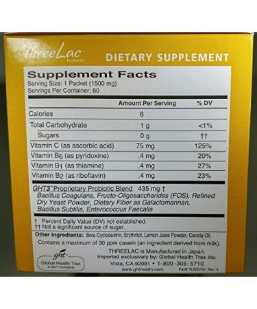 Global Health Trax ThreeLac Candida Probiotic Defense with Oxygen Elements Max - 1 fl. oz - Buy Online on GoSupps.com