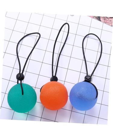 Solustre 3 PC Fitness Equipment - Squeezeball Grip Strengthener & Hand Therapy Tools for Wrist Training - Buy Online on GoSupps.com