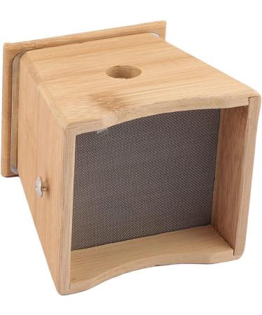 Ruilogod Bamboo Moxa Healing Therapy Box - Single Hole Moxibustion Treatment for Pain Relief | Natural Wooden Design - Buy Online on GoSupps.com