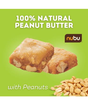 Nubu Nut Butter Bites with Peanuts - Vegan & Gluten-Free Snack (Pack of 6) - Buy Online on GoSupps.com