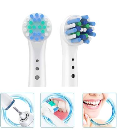 8 Compatible Oral B Toothbrush Heads - Cross-Action & Precision Clean for Braun OralB 7000 Pro 1000 9600 5000 3000 8000 - Best Quality Replacement - Buy Online on GoSupps.com