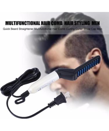 Beard Straightener for Men Fast Heated Straightening Brush Beard Straightening Comb Beard Styling Comb - Buy Online on GoSupps.com