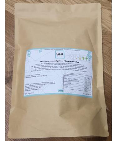 Flabzo 1kg 1000g Dextrose Monohydrate Glucose Vegan Fast Energy Test Companion - Buy Online on GoSupps.com