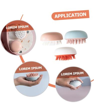 Gatuida Portable Massage Device & 12-Piece Shampoo Brush Set - Silicone Cleaning Tools for Body Peeling & Relaxation - Buy Online on GoSupps.com