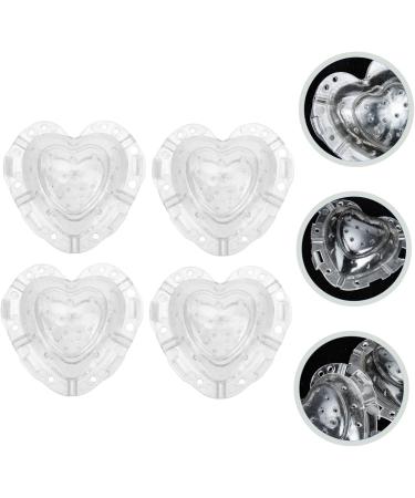 EXCEART 4pcs Heart Strawberry Mold Clear Fruit Vegetable Grow Shaping Melon Accessory Heart-shaped - Buy Online on GoSupps.com