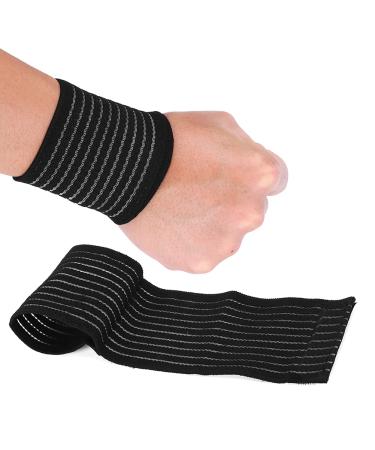 Elastic Wrist Wraps & Compression Brace - Adjustable Nylon Wrist Support for Injury Protection | International Shipping Available - Buy Online on GoSupps.com