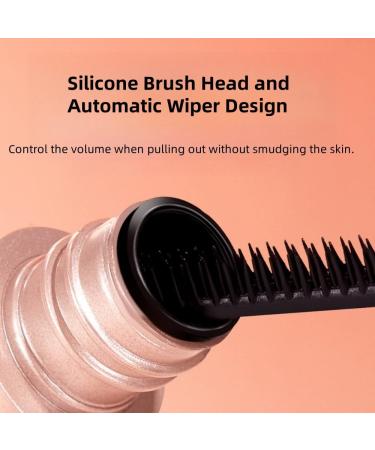 Waterproof mascara for fine lashes black mascara with comb brush separates the lashes for definition volume and length swing effect dirtrepellent clumpfree and longlasting - Buy Online on GoSupps.com