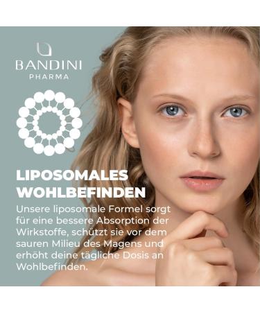 Bandini Liposomal Glutathione 250ml | High Dose Antioxidant & Immune Support | Vegan Glutathione Setria with Tripeptide | Laboratory Tested | Includes Measurement Cap - Buy Online on GoSupps.com