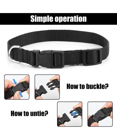 Adjustable Dog Fly Collar & Formal Smoking Neck Band with Black Tie for Large Medium & Small Dogs & Cats - International Shipping - Buy Online on GoSupps.com