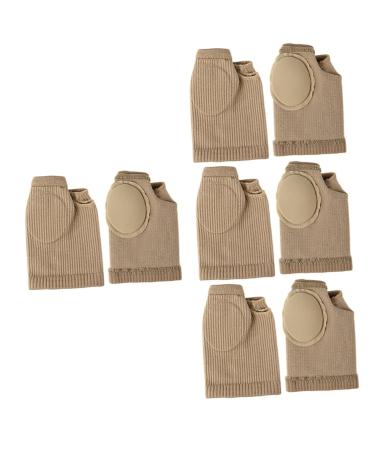 FRCOLOR 4 Pairs Forefoot Tabi Set Forefoot Shoe Pads Forefoot Compression Sleeve Soft Ball of Foot Cushions Flat Insole Toe Pads Foot Pad Cushions Korean Version Sebs Miss Heel