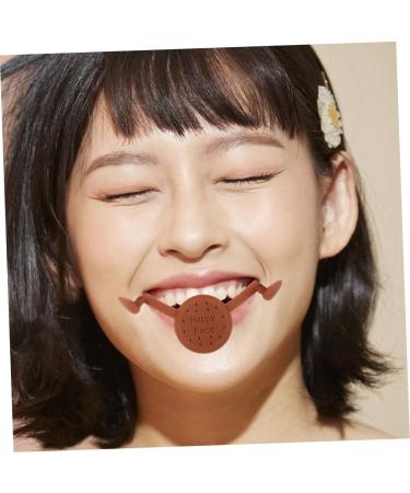 Lot de 2 Appareils de Tonification des Muscles du Sourire en Silicone Masseur de L vres Marron Entra neur d'Expressions Faciales Doux Peau pour Am lioration du Sourire au - Buy Online on GoSupps.com