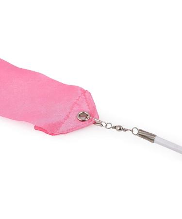 Dance Ribbons with Wands - 4 Yards Long Rhythmic Gymnastics Streamer for Kids - Pink - Buy Online on GoSupps.com