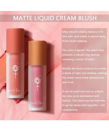 Matte Cream Liquid Blush Trio | Skin Tint Makeup for Cheeks | Long-Wearing & Smudge-Proof | Dewy Finish | Cruelty-Free - Buy Online on GoSupps.com