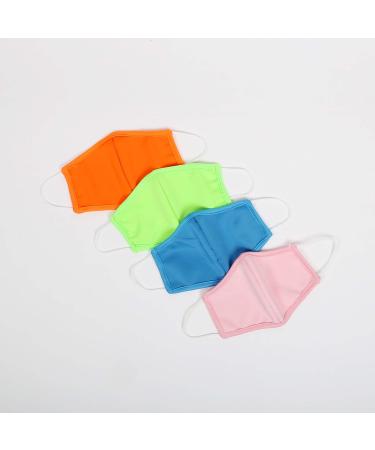 Bodico neon Cotton/polyester Washable Kids Face Mask Orange 1 Countorange - Buy Online on GoSupps.com