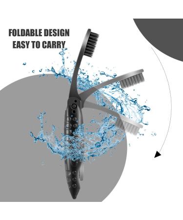 Foldable Travel Toothbrush Set - 3 Pieces Portable Soft Toothbrush for Adults & Kids Ideal for Camping & Trips - Buy Online on GoSupps.com