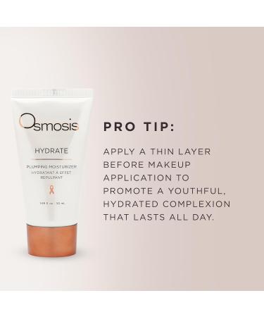 OSMOSIS HYDRATE Plumping Facial Moisturizer - Shea Butter for Aging Sensitive & Dry Skin - 1.69 Fl Oz | International Shipping Available - Buy Online on GoSupps.com