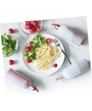 Mikinona Ketchup Dispenser Salad Dressing Container 3pcs Color Storage Kitchen Ketchup Bottle Salad Squeeze Random re-usable - Buy Online on GoSupps.com