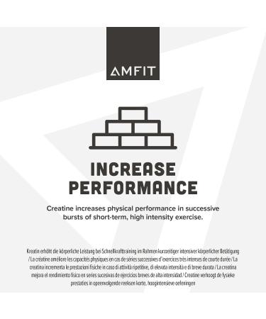 Amfit Nutrition Micronized Creatine Monohydrate 500g - Unflavoured | 147 Servings | Amazon Brand - Buy Online on GoSupps.com