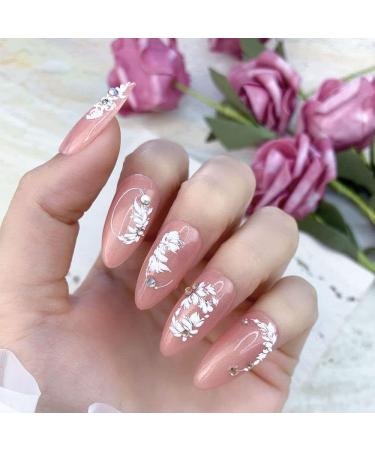 Nail Accessories Summer Acrylic Slider Decals Embossed Flowers Leaves 5D Nail Stickers(STZ-5D36) - Buy Online on GoSupps.com