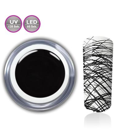 5ml Spider-Line Black Gel Color - Professional Gel Nail Thread for Stunning Nail Art | Shop Internationally - Buy Online on GoSupps.com