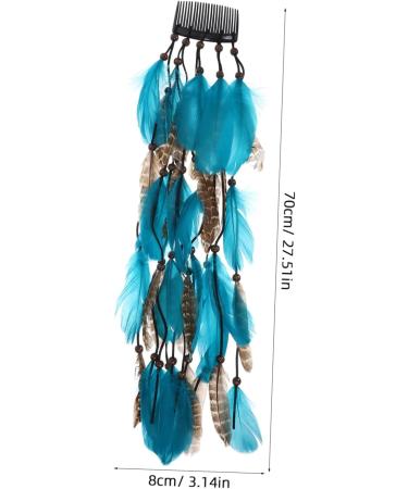 Beatifufu Hair Accessories Exquisite Plume Headdress Exquisite Women Hair Bands Vintage Headbands for Women Girl Headbands Party Cosplay Hairbands Party Props Women Hair Accessories - Buy Online on GoSupps.com