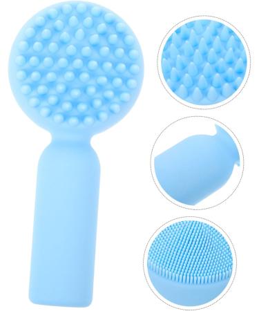 Bristles Face Cleaning Handheld Brush - Silicone Pore Facial Brush - 11.20x5.10x3.50CM - Perfect for All Skin Types - Shop Internationally - Buy Online on GoSupps.com