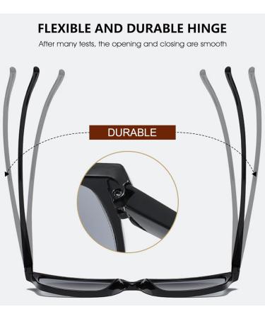 Vevesmundo Sun Reading Glasses - UV Protection Stylish Design 1.5x Magnification for Men & Women - Buy Online on GoSupps.com