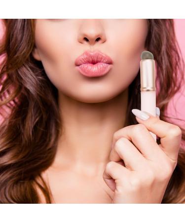 4 Pack Mini Concealer Lip Oil Brush - Angled Portable Makeup Brushes for Easy Lip Gloss & Lipstick Application | Travel-Friendly & Easy to Clean - Buy Online on GoSupps.com