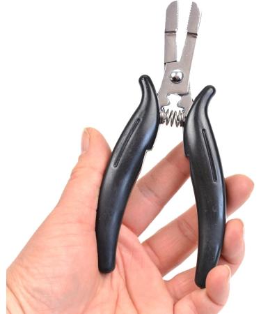 Hair Extension Pliers for Removing Micro Rings and Fusion Glue Bond Remove (Black Thread Shape) - Buy Online on GoSupps.com