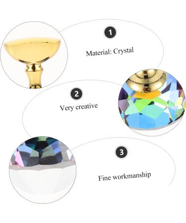 Housoutil 1 Set Nail Holder Magnetic Nail Stand Diy Nail Art Stand Manicure Training Stand Nail Display Stand Magnetic Base Nail Art Practice Stand Gem Japanese Crystal 3.5X3.5X2CM Colorful - Buy Online on GoSupps.com