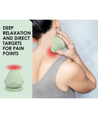 Spiky Massage Ball Set - 2 Lacrosse Balls for Plantar Fasciitis Neck Pain Relief & Deep Tissue Massage - Buy Online on GoSupps.com