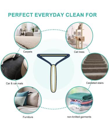 Portable Lint Razor & Animal Hair Remover | Effective Lint Brush for Clothes & Carpets - Ideal for Cat Hair & Fluff Removal - Buy Online on GoSupps.com