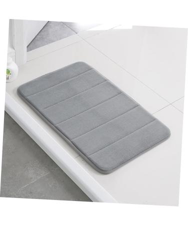 PRETYZOOM Area Rugs Tile Flooring Mat Outdoor Floor Mat Non Slip Carpet Bed Room Carpet Bath Mat Absorb Water Grey 20 x 32 cm (Rectangular) - Buy Online on GoSupps.com
