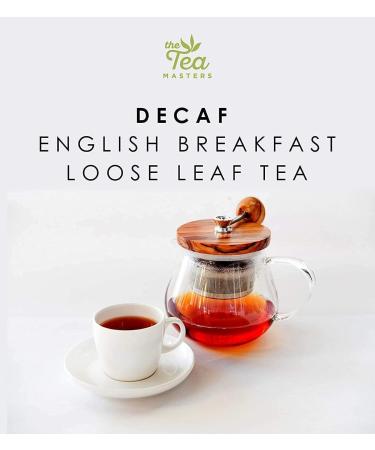 The Tea Masters Loose Leaf Tea - 250g Decaf English Breakfast Tea (Kenya) - Premium Richly Flavoured Black Tea Leaves - Kenyan Tea Perfect for Every Teatime - Buy Online on GoSupps.com
