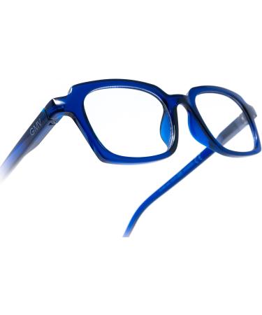 Gian Marco Venturi Unisex Sondrio Reading Glasses - Stylish Blue Frames Size M - International Shipping Available - Buy Online on GoSupps.com
