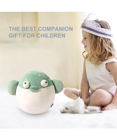 JOYRAVO 2-in-1 Travel Pillow for Kids - Green Fish Plushie Converts to U-Shaped Neck Pillow for Ultimate Comfort on Airplane, Car, Train & Bus Trips - Buy Online on GoSupps.com