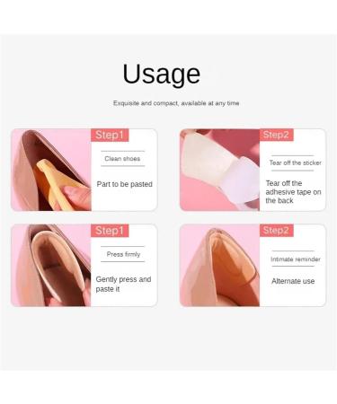 Buy Women Insoles for Shoes - High Heel Stickers Adjustable Size Skin Color 4mm 2 Pair Foot Care Pads - International Shipping Available - Buy Online on GoSupps.com